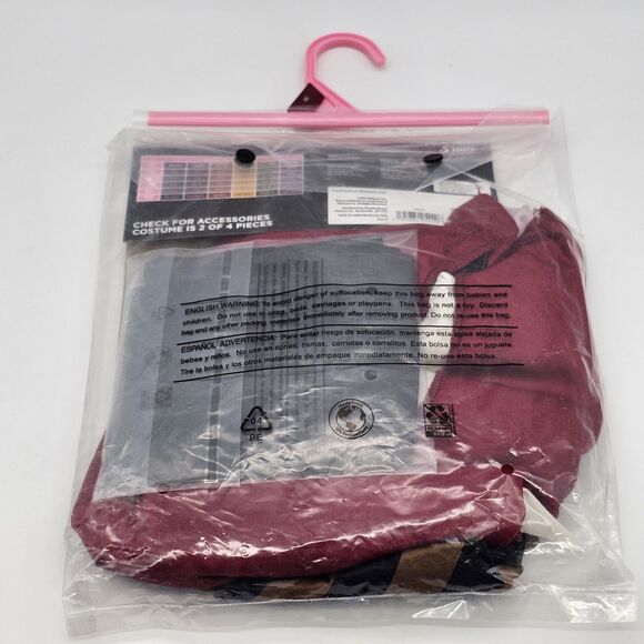 Girl Pirate Halloween Costume Size Small (6/6x) 4-Piece Set Way to Celebrate New - Picture 8 of 11